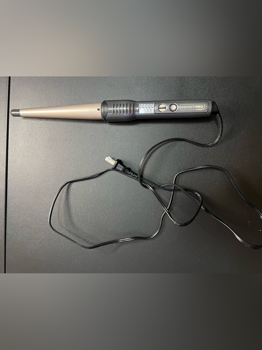 InfinitiPRO Gold and Black Tapered Curling Wand